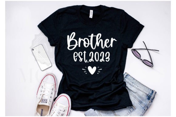 Brother Est.2023: Family Graphics & T-Shirt Designs
