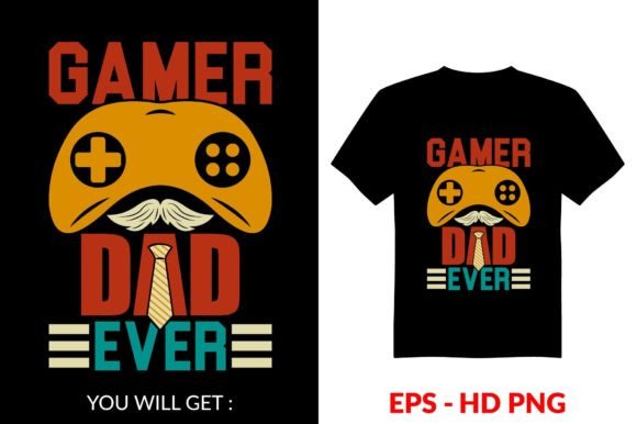Father’s Day Vintage T-Shirt Design 12: Graphics & Print Templates