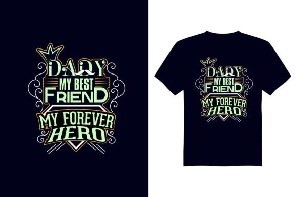 Father’s Day Vintage T-Shirt Design 19 Graphics & Print Templates