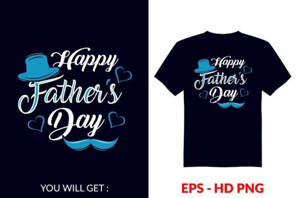 Father’s Day Vintage T-Shirt Design 22: Graphics & Print Templates