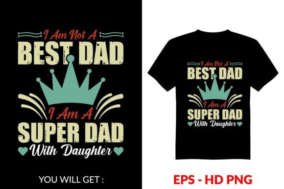 Father’s Day Vintage T-Shirt Design 7: Graphics & Print Templates