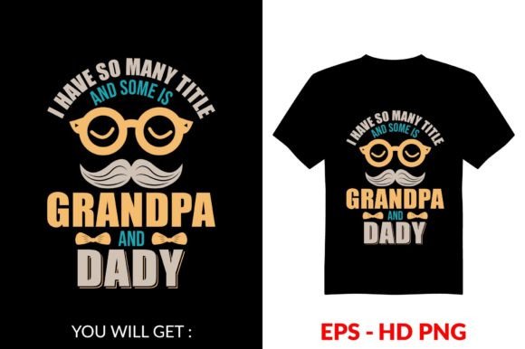 Father’s Day Vintage T-Shirt Design 9: Graphics & Print Templates