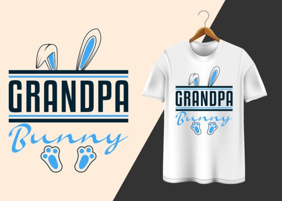 Grandpa Bunny: Friendly Graphics for Local T-Shirt Designs