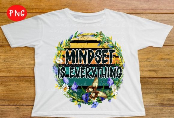 Motivational PNG: Mindset Is Everything Graphics