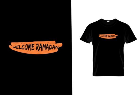 Welcome Ramadan Graphics & T-Shirt Designs